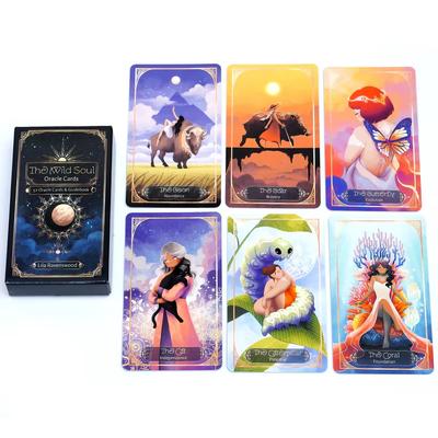 Die Wilde Seele Orakelkarten Tarot Deck Vollständige Englische Version Orakel Deck Brettspiel Party Schreibtischspielzeug Familienparty-Spiel