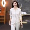Women's Spring & Autumn Long Sleeve Sports Set: Soft Skin-Friendly Hoodie & Pants for Leisure and Walking.