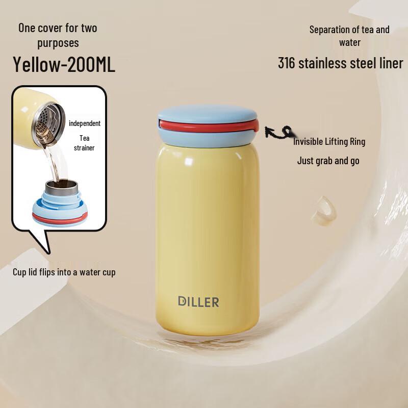 Dileber 316 Stainless Steel Mini Portable Insulated Pocket Cup