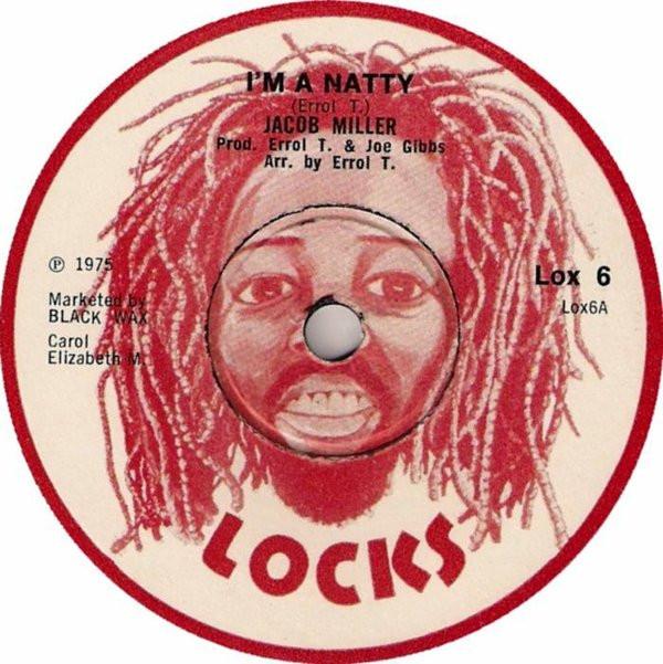 

7inch Record JACOB MILLER Im A Natty Natt Up Dread Locks LOX6 Locks 1975 UK Reggae Ska Dub Used