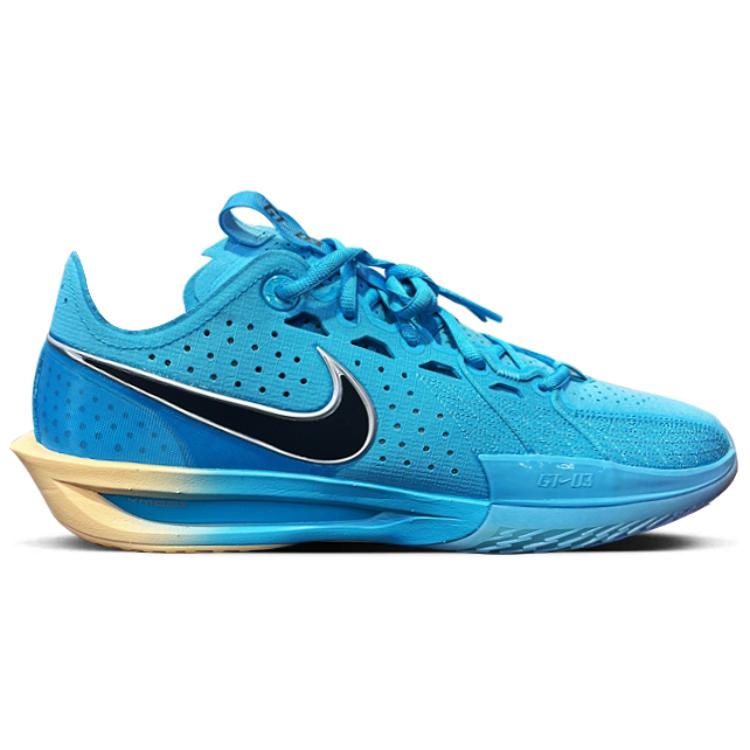 Nike Air Zoom G.T. Cut 3 Anti Slip Wear Resistant Low Top Basketball Shoes Men's Blue Black Asian Version Sneakers Casual DV2918-404
