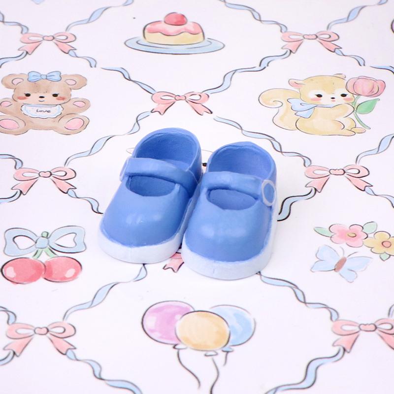 

Plastic OB11 Student Shoes Obitsu 11 Doll Shoes ob11 Doll Pointy Toe Shoes Diy Toys For dod Ddf Body9 1/12 Bjd Gsc Bjd Doll OB11 синій