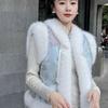 Autumn and winter new imitation fox fur vest jacket light fashion vest vest vest
