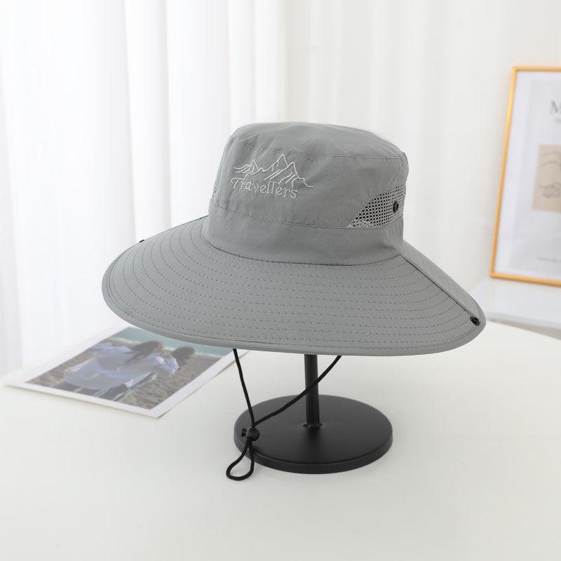 Color Solid Breathable Fisherman Hat Casual Headwear Stylish Sunshade Cap Gift