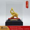Golden Coin Turtle Wealth Ornament - Housewarming, Wedding Gift, Desktop or Living Room Decoration, Longevity Mascot.