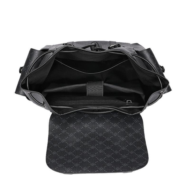 Men's Fashion Printed Large-Capacity Backpack for Travel and School