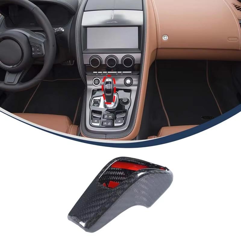

Real Carbon fiber For Jaguar F-TYPE 2013-2026 Car Central Control Panel Sticker Car Door Decoration Sticker Car Accessories
