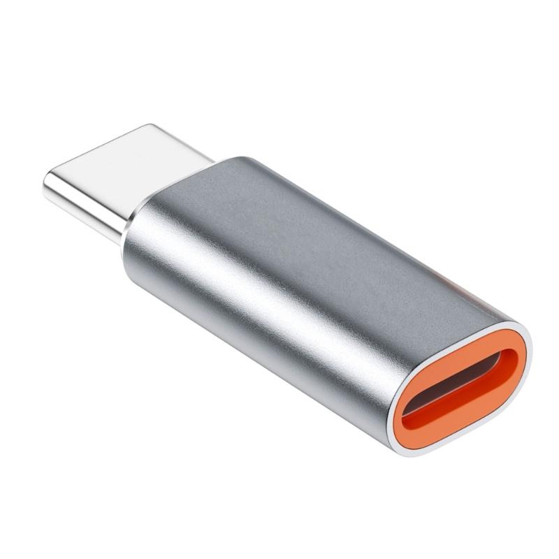 Light Female To USB Type C Converter Adapter Solid Metal Build Compactly Design for Car Use Seamlessly Device Charging