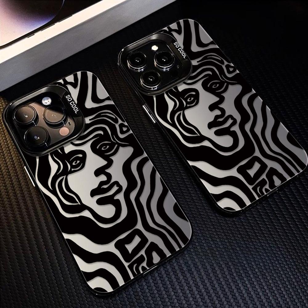 Painted Phone Case for iPhone 11 14 15 16 iPhone 17 11 12 13 for 17 14 15 16 Pro14 15 16 Pro Max for Samsung S25 Ultra S24 S25 A36 A56 A16 Hard Cover