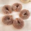 2/3PCS New Soft Plush Hair Rope Korean Thick High Elastic Bear Hairband Braiding Hair Accessories Ponytail Headwear Scrunchies
