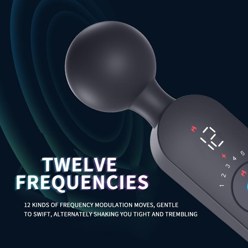 AV Intelligent Heating 6-speed Adjustment Masturbator Vibrator Stick for Women Sextoy Magic Wand Clitoris Stimulator