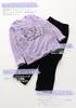 Kaituck Family Kuromi Long Sleeve Fleece Pajamas for Winter Women's (M, L) (L, Purple)