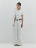 MEENDERI Cut Out Layered Top - White