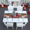 Christmas Day Decoration Tablecloth - 1PC Knitted Table Flag, Home & Dining Table Decoration