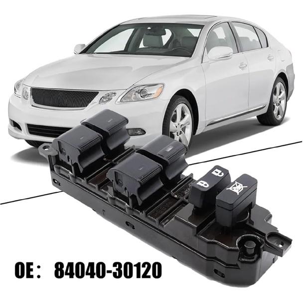 Front Left Window Control Button Electric Master Power Window Switch 84040-30120 Compatible For Lexus GS350 GS300 GS430 GS450H