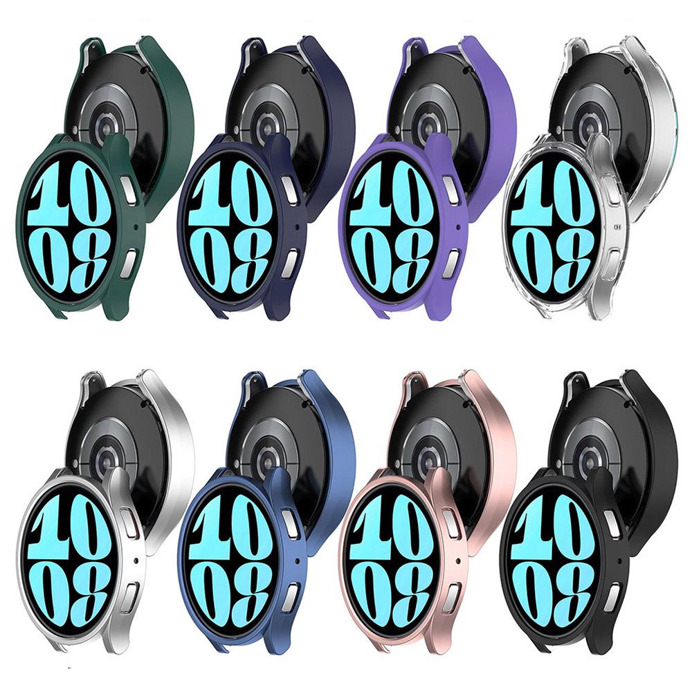 Ihåligt PC-skyddsfodral för Samsung Galaxy Watch 6 40mm 44mm Protector Shell Bumper för Galaxy Watch 6 Classic 43mm 47mm
