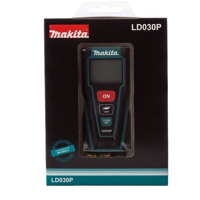 Makita Instrument laser de mesure de distances 30 m Bleu et noir