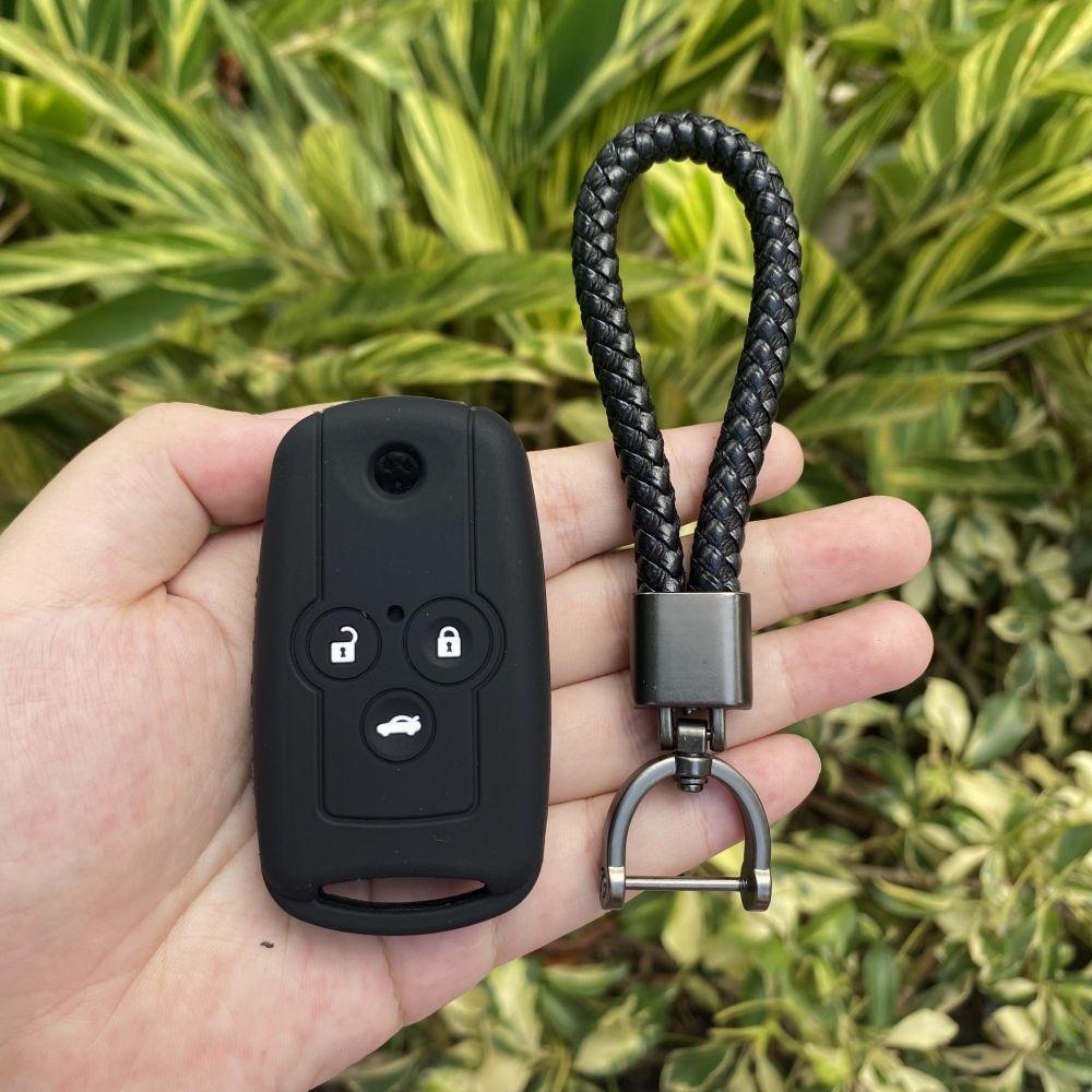 2 3 4 Button Silicone Car Key Cover Case Protect Skin Bag For Honda Accord Crv Hrv Civi Ix Crosstour Acura Odyssey Fit City Jazz