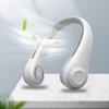 White 4000mAh Wearable USB Rechargeable Neck Fan Bladeless