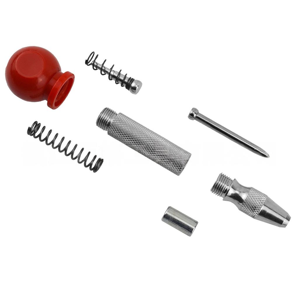 Spring Loaded Center Punch Tool with HSS Steel Tip for Precision Marking and Emergency Escape