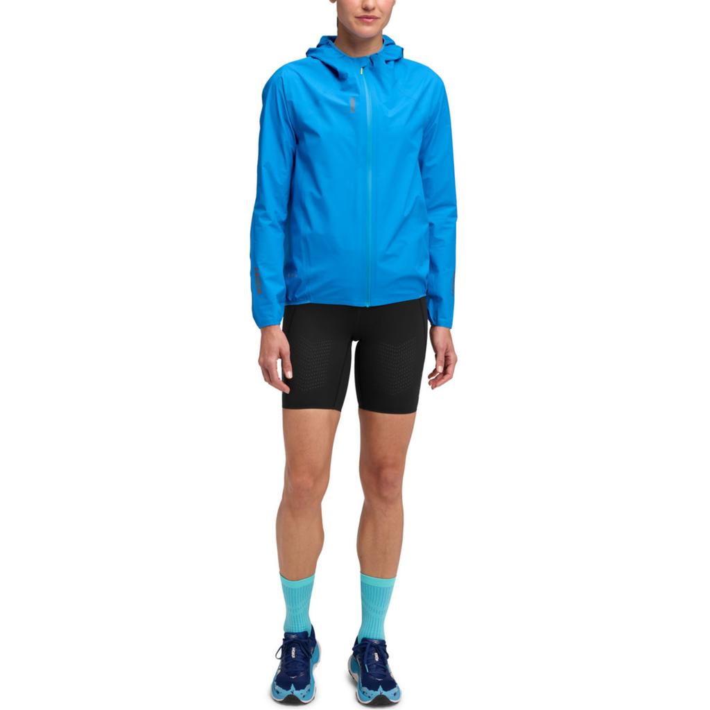 Hoka One One Logo Fitted Hooded Long Sleeve Jacket Women Jacket 1170891-HKB