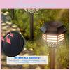 Lanterne LED Solaire à Batterie Lithium Haute Luminosité avec un Beau Design pour Cours et Jardins