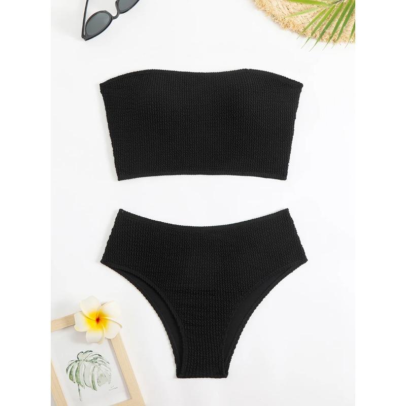 Sexy Women's Swimsuit 2026 Summer Bikini Two-piece Swimwear for Woman Beachwear High Waist Bikinis Sets Swimming Bathing Suits