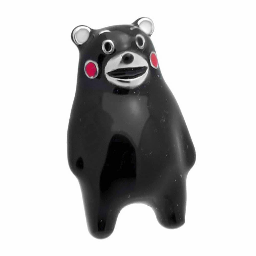 

Значок на лацкан Kumamon Pins n01651 чёрный