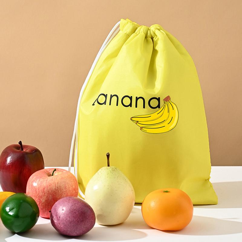 Banana Bundle Pocket Storage Bags Reusable for Fruits Vegetables Food Preservation Insulated Shockproof Lightweight Shopping Bag