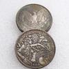 Silver-Plated Magic Coin for Antique Collectors H4523