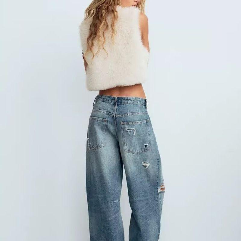 Zbzr Autumn New Women Clothes Western Style Versitile Fashion Sleeveless Faux Fur Short Vest 1255799