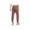 Nike Pantaloni Sportivi in Maglia Traspirante a Vita Media da Donna Marrone Rosso FB8331-218