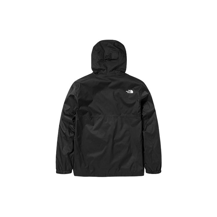 THE NORTH FACE Outdoor Hiking Waterproof, Windproof, And Breathable Windbreaker Jacket Men's Black NF0A5B43-JK3