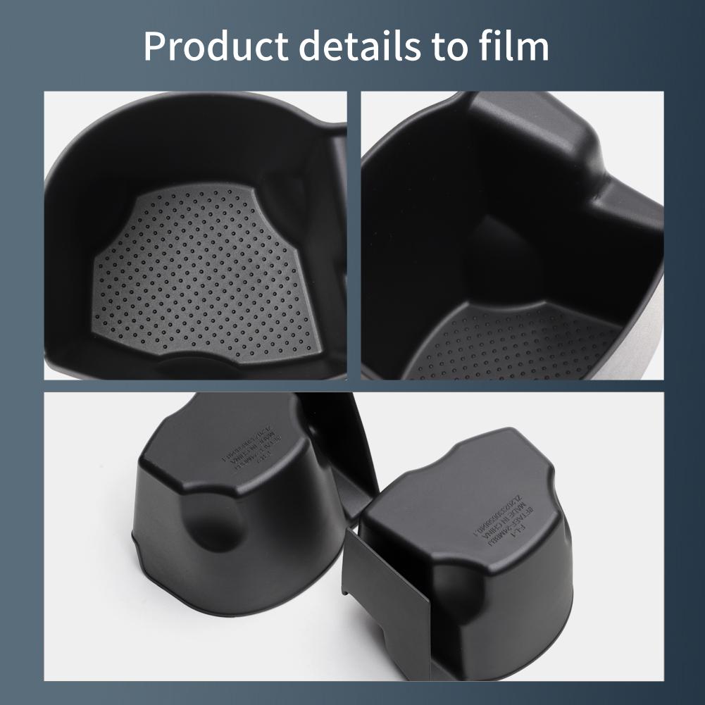 SMABEE Suport Pahar Cutie Depozitare Ușă Față pentru Toyota Alphard Verfire Seria 40 2024 2024 Tavă Pahare Absorbție Șocuri TPE Organizare