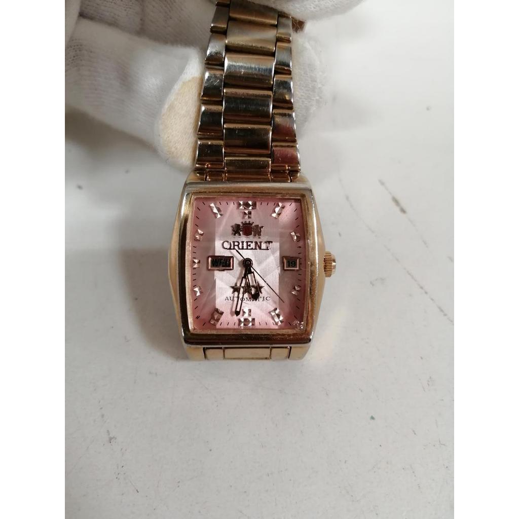 Used ORIENT GLD/PNK/NQAC-R0/Thread Quartz watch