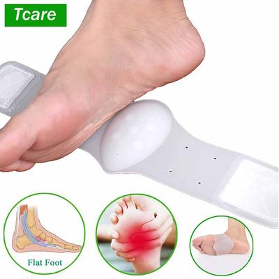 Tcare 1 Paar Fußgewölbe-Stützbandage - Rutschfeste Sohle Fußgewölbestütze Plantarfasziitis Fersenschmerzhilfe Fußpflege Stoßdämpfendes Kissen