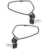 Motorcycle Rear View Mirror 22mm Handlebar Mirror 360 Degree Rotation Universal for GROM MSX125 CB500F