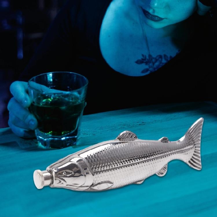 5oz Fish Shape Wine Bottle 304stainless Steel Unique Flasks for Serving Drinking Suitable for Parties and Family Event