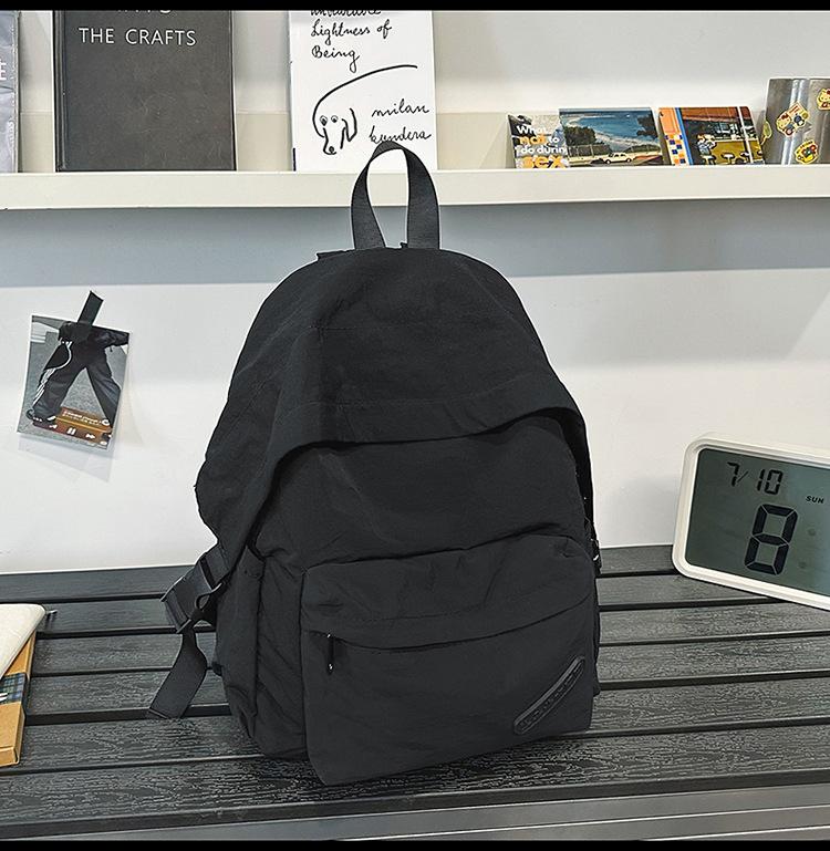 School bag new lightweight outdoor wind brim backpack Japanese ins simple Mori travel parent-child backpack men