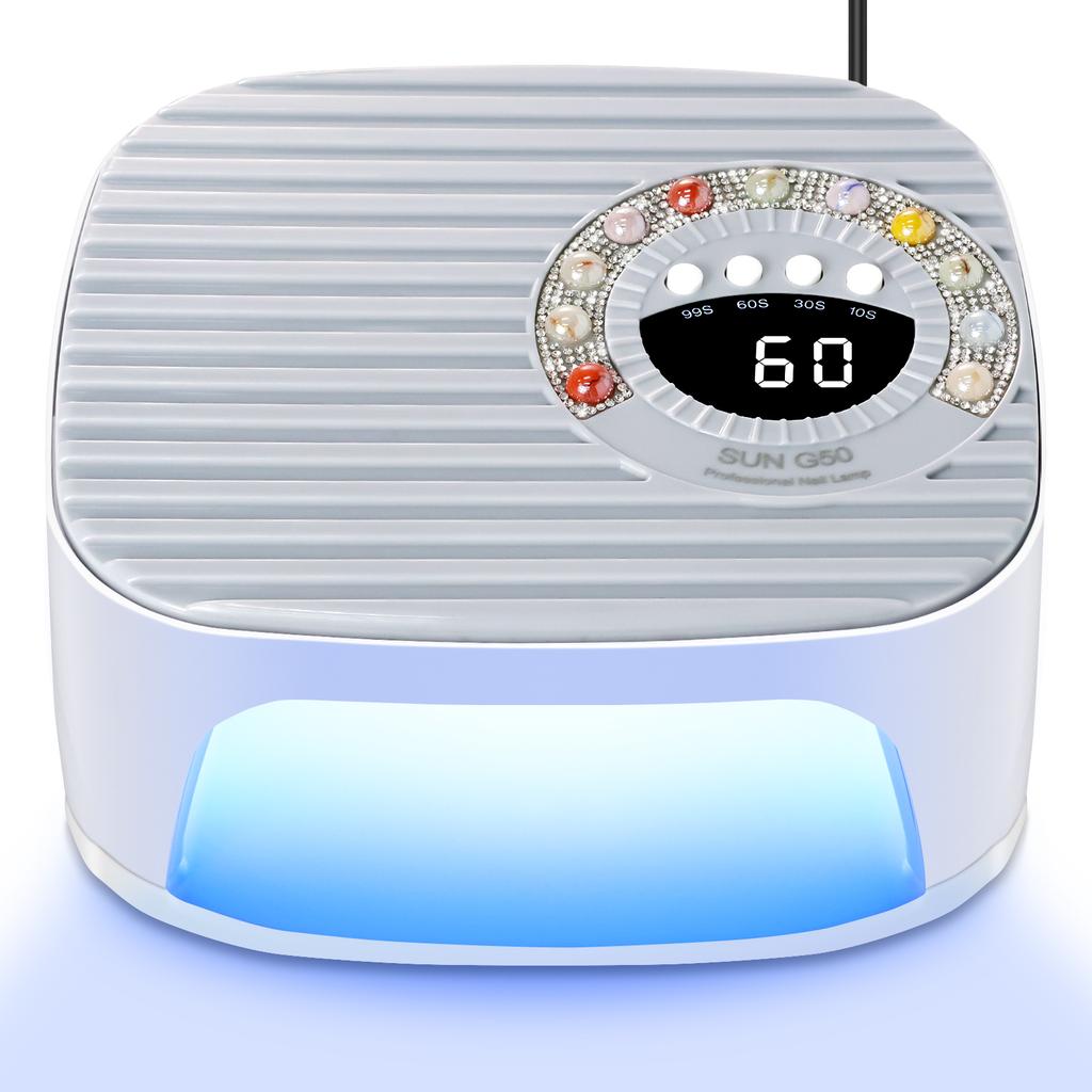 Professional 45 LED Nail Lamp Quick Gel Nail Polish Dryer 4 Timers Powerful Nail UV Light Suitable for Nail Salon Equipment