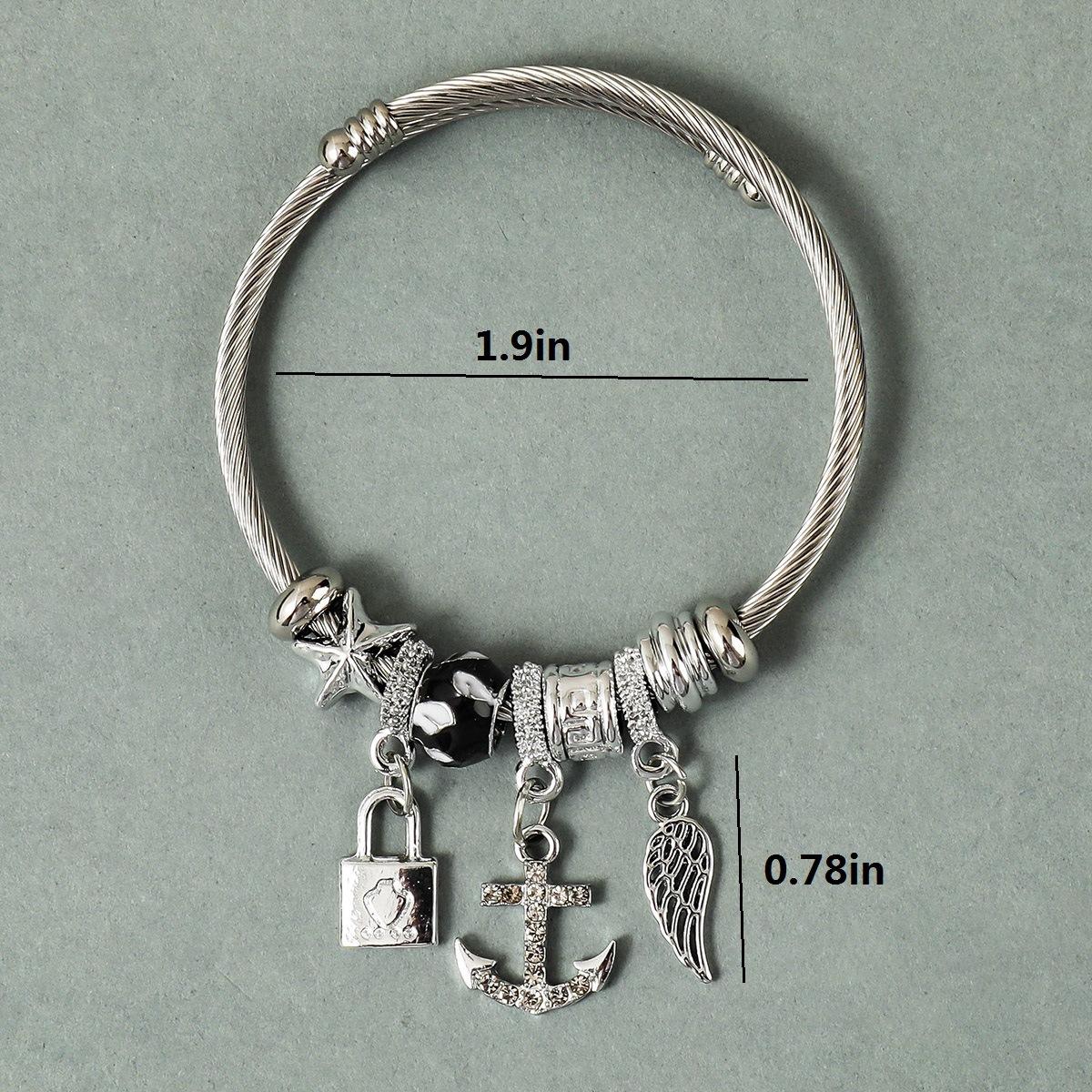 Cross border fashion creative multi-element fruit pineapple adjustable bracelet alloy bracelet accessories