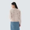 Women's Gardening Graphic Semi-crop Sweatshirt Light Pink (S26SWFHT53)