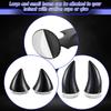 Lewtemi 4 Pairs Helmet Devil Horns Motorcycle Helmet Accessories Cat Ears Devil Wings Horns with Adhesive Suction Cup Ski Bike Accessories for Women