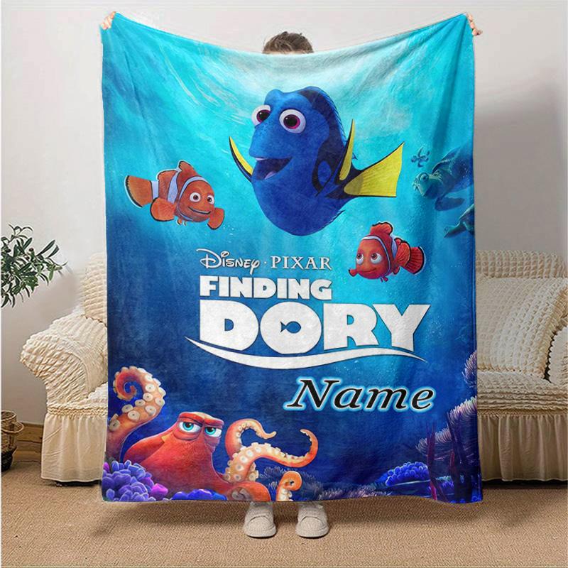 Custom 1pc Ocean Adventure Nemo Blanket, Soft And Comfortable Blanket, Casual Warm, Camping Travel Blanket, Birthday Gift Q910147