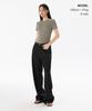 MUSINSA STANDARD WOMAN Women'S Ribbed Slim Fit T-Shirt [Taupe]