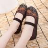 Cloth Shoes Chinese Style Embroidered Cloth Shoes Women Soft Bottom Mesh Breathable Ladies Casual Shoes Sandals Zapatos De Mujer
