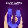 Blue Double-headed Gold Hoop for Women's Double-headed Dildo Oversized Thick and Long Dildo Anal Plug