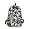 Leopard Casual Print Backpack With Zipper Design And Adjustable Shoulder Straps