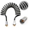 2/3/5M Spring Shower Hose Anti-Wrap Water Hose Telephone Line Spring Flexible Water Pipe for Bathroom Water Toilet Bidet Sprayer