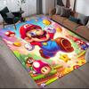 Super Mario Chibi Solo Anti-Slip Rug, Rectangular Carpet for Living Room, Sofa & Bedroom